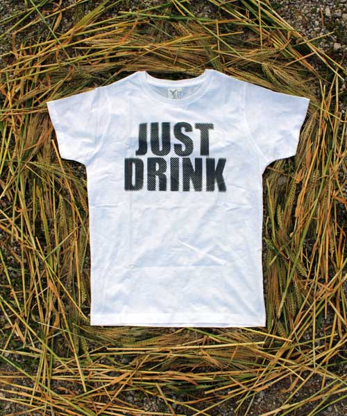 tshirt uomo just drink cerbero